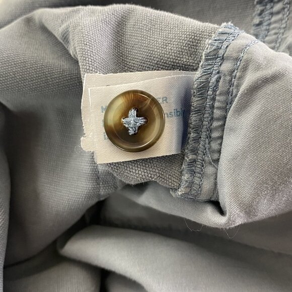 MARINE LAYER Women Elastic Waist Shorts Drawstring Sz M Gray Faded Beach 24-1 - Picture 10 of 10